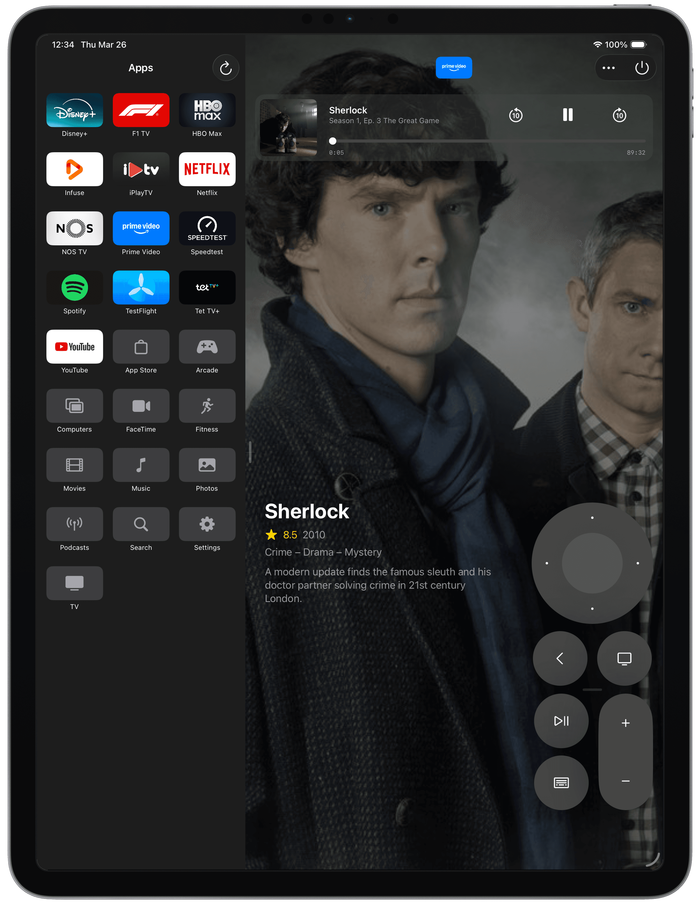 App launcher on iPad